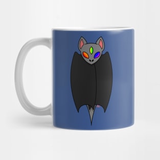 3 Eyed Bat (Rainbow) Mug